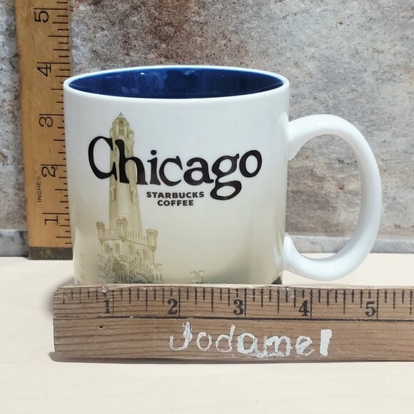 Starbucks Global Icon Collector Series 2009 Chicago Coffee Mug 16 Oz - Picture 9 of 10